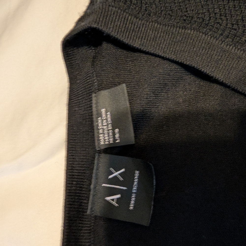 Armani Exchange Men's Black Sweater